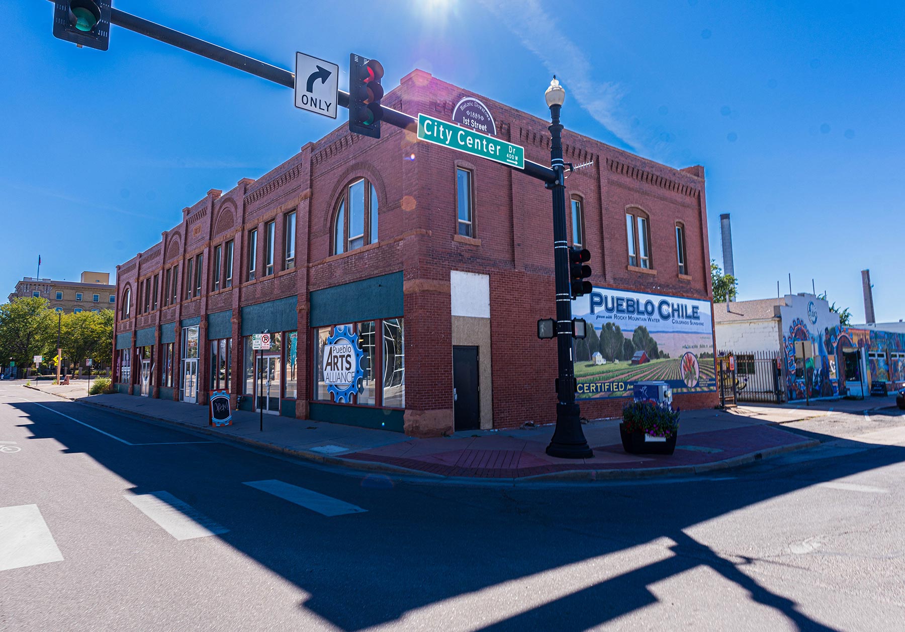 Pueblo Arts Alliance exterior, Pueblo Colorado